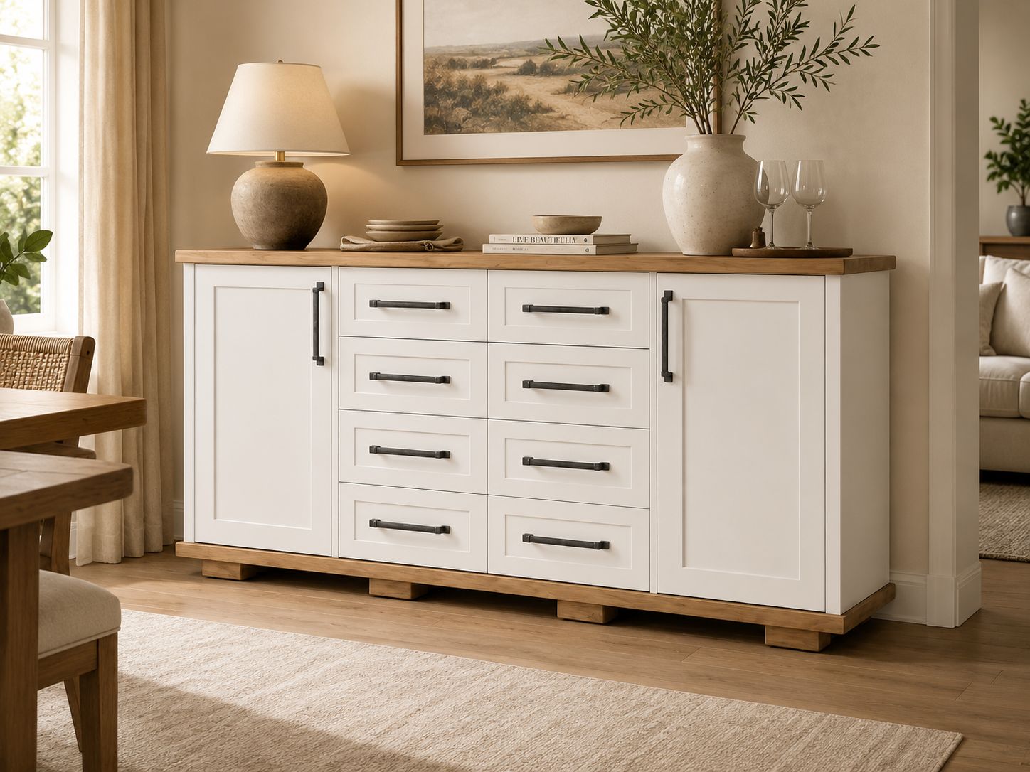 2 Door 8 Drawer Server - Nuglo - Image 3