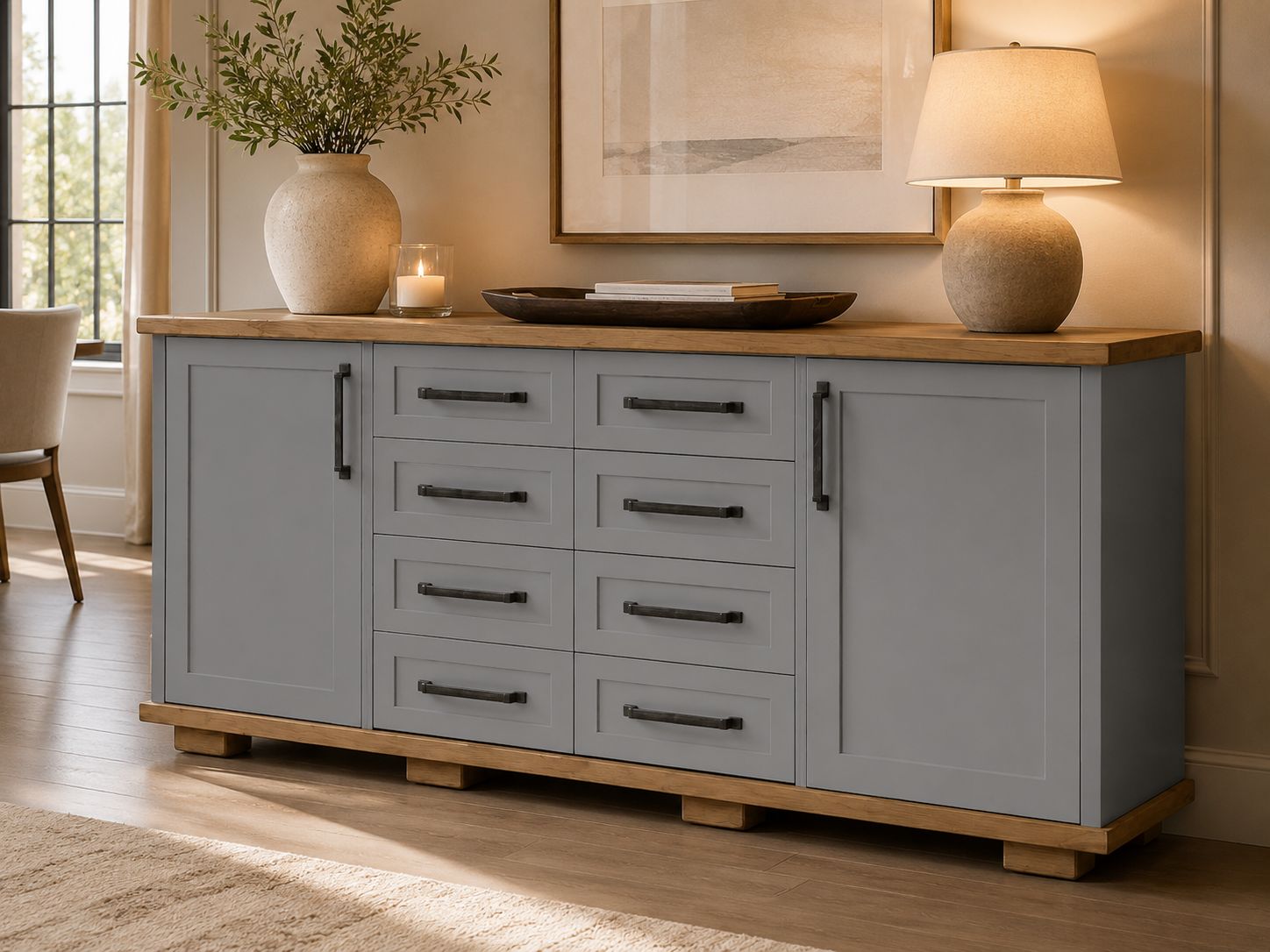 2 Door 8 Drawer Server - Nuglo - Image 6