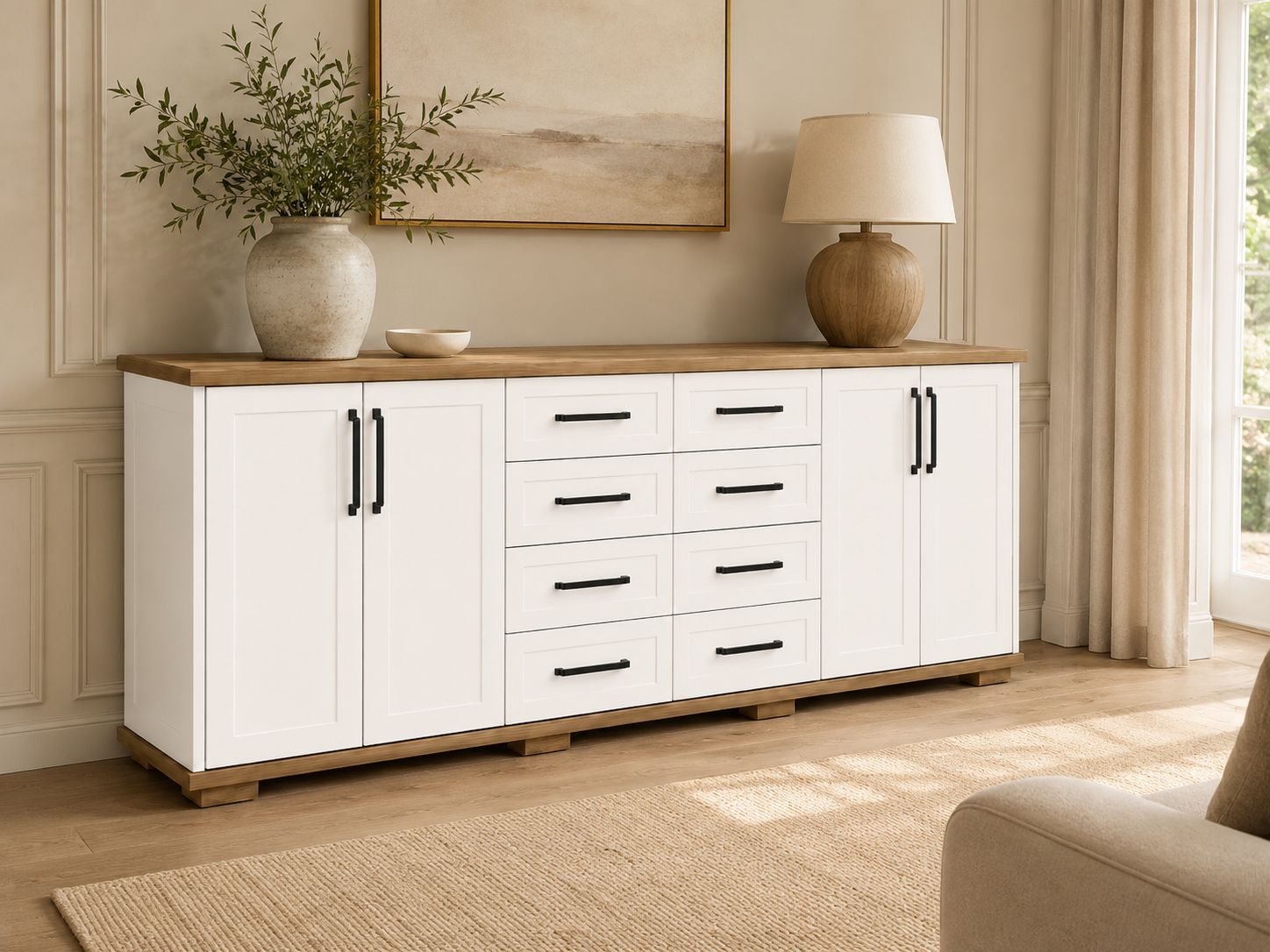 4 Door 8 Drawer Server - Nuglo - Image 6
