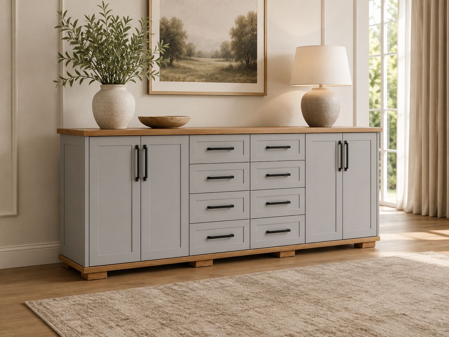 4 Door 8 Drawer Server - Nuglo - Image 7
