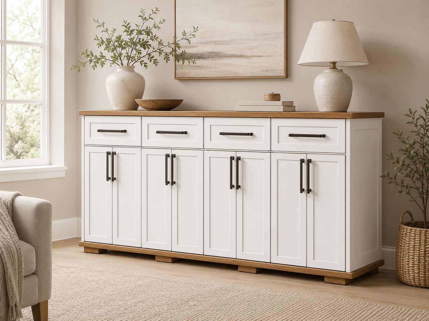4 Top Drawer 8 Door Server - Nuglo - Image 8