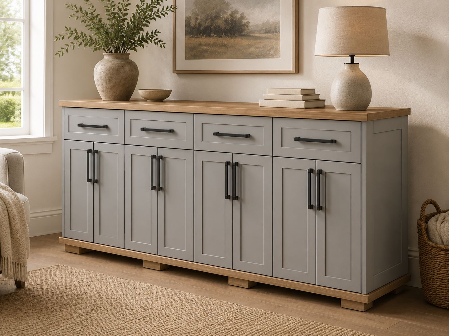 4 Top Drawer 8 Door Server - Nuglo - Image 9